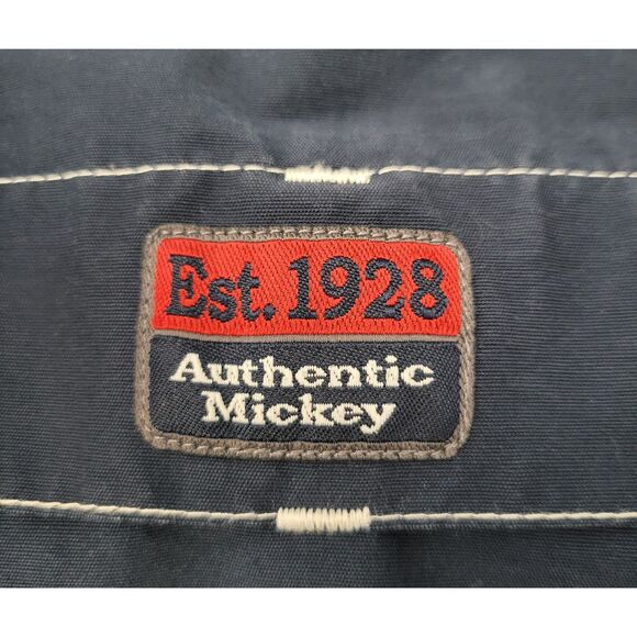 Vintage Walt Disney World Blue Authentic Mickey Windbreaker w/Hood Mens XXL - Picture 8 of 16
